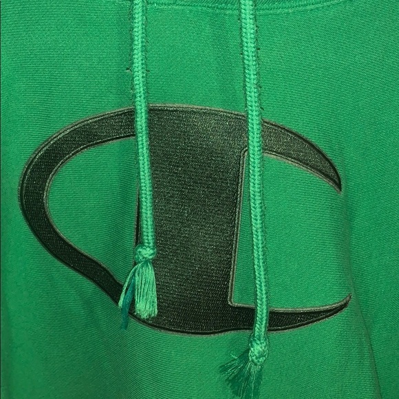 Green Champion Hoodie - Picture 3 of 4